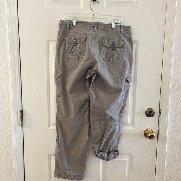 Kuhl Woman's Splash Khaki Convertible Outdoor Trail Roll-Up Pants Sz 14Reg - Picture 5 of 7